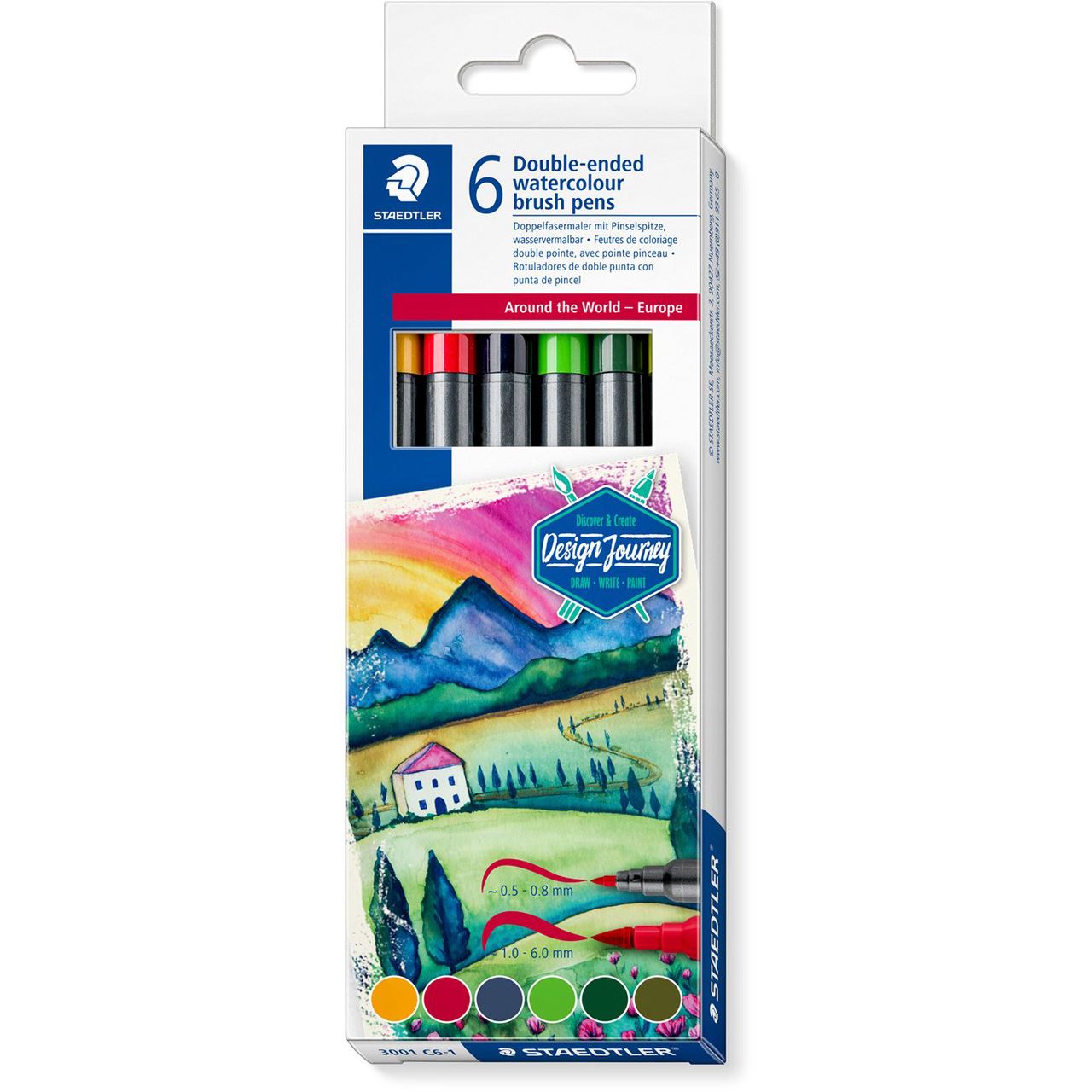 STAEDTLER "Design Journey" Around the world Europa Set retail