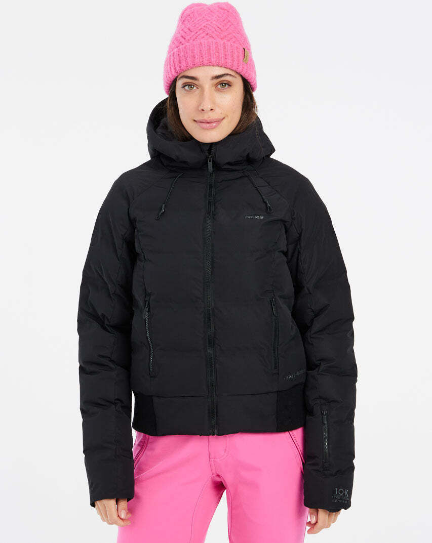 Skijacke PROTEST "Skijacke PRTALYSUMI", Damen, Gr. XL, schwarz (true schwarz), Obermaterial: 100% Polyester PES., Jacken Skijacke true schwarz XL