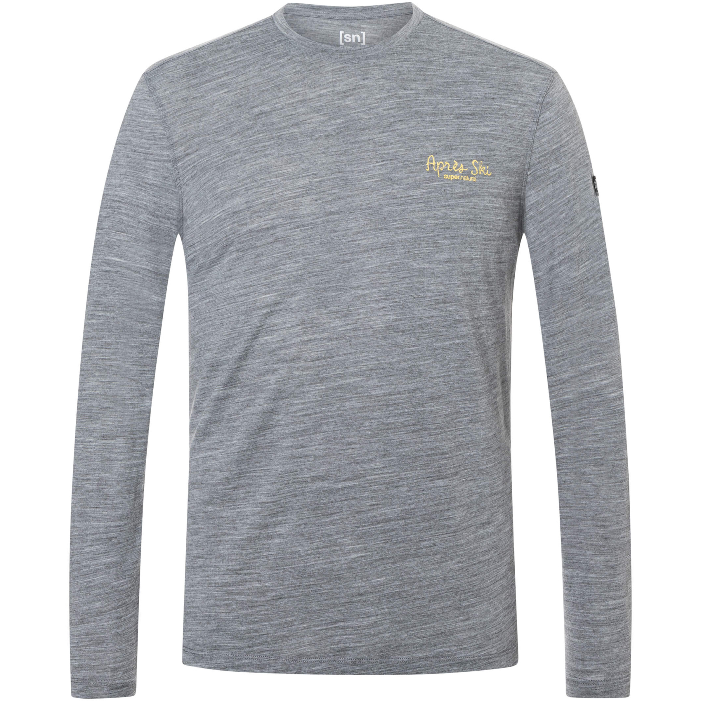 Super.Natural Apres Ski Herren Longsleeves grau Größe XL Trekking Hautfreundlich Merinowolle