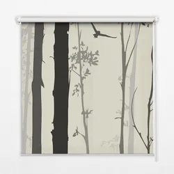 INNENROLLO - Fensterrollo - Rollo - 90x180 cm - Bäume