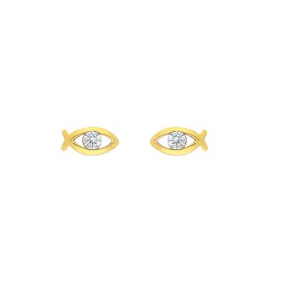 Paar Ohrhänger ADELIA´S "Damen Goldschmuck", gold, Ohrringe, Damen, Damen, Gold, mit Zirkonia Goldschmuck für Damen