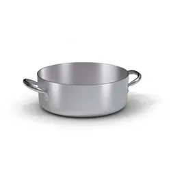 Ballarini 32 cm flacher Aluminiumtopf mit 2 Griffen