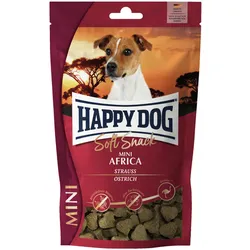 HAPPY DOG Gramm Soft Snack 100 Gramm Hundesnack Sparpaket 10 x 100 Gramm Mini Africa