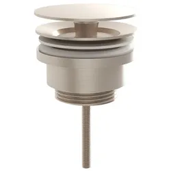 VitrA Push-Open-Ventil A4514934 Nickel gebürstet, Metall