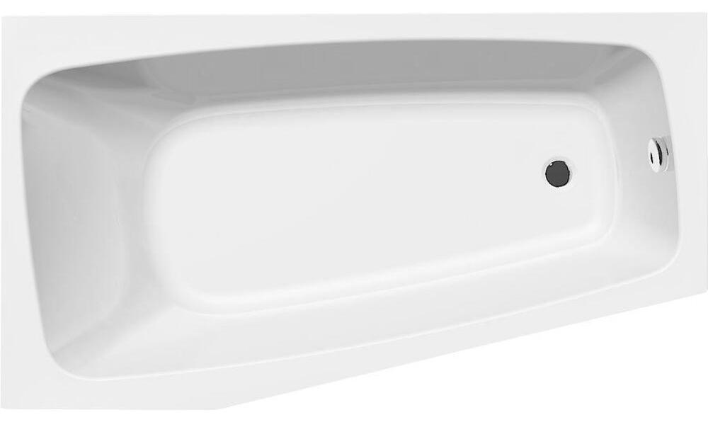 BEROUNKA Eckbadewanne 160x90x42 cm, links, weiss