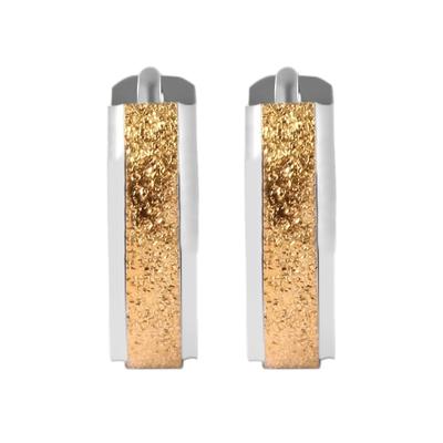 Klappcreolen ADELIA´S "Ohrringe – Klappcreole aus Edelstahl", Damen, Gr. Damen, Edelstahl, gold (silber), Ohrringe Klappcreolen, Perfekt als Geschenk für besondere Menschen