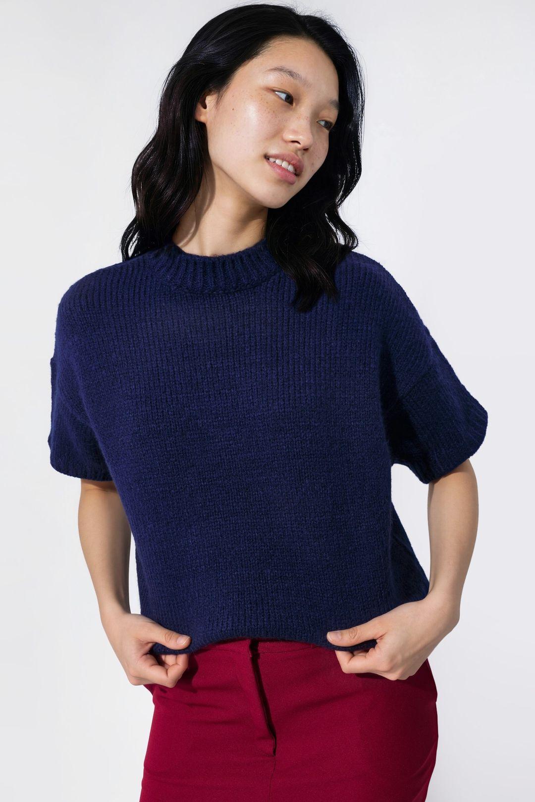 Ontspannen Pasvorm Crew Neck Breisweater