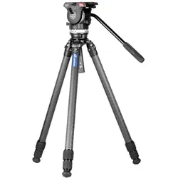 Leofoto Summit LM-323C (Carbon, Metall), Stativ, Schwarz