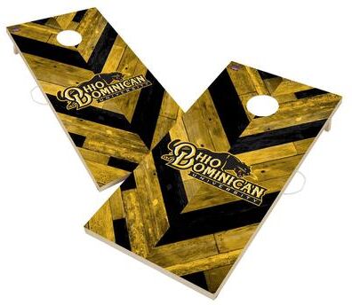 Skip's Garage Ohio Dominican Panthers Cornhole Board Set