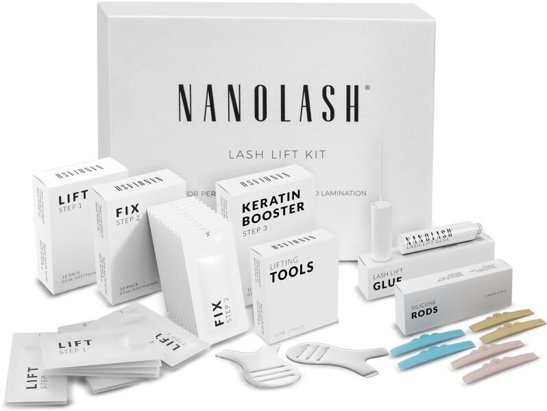 Nanolash Lash Lift Kit Set für das Lifting und die Laminierung der Wimpern