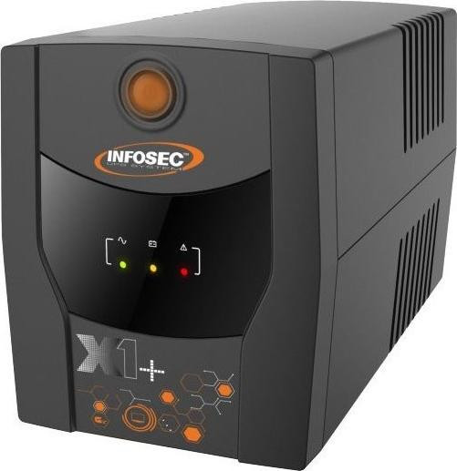 Infosec INF_661161 Noodstroomvoorziening UPS X1+ 2200, 2200VA, 1320W, 6x C13