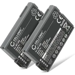 Cellonic Akku für Canon DC100, DC51, MVX4i, DC210, ELURA 100, DC19, DC22, DC21 (Kamera Akku), Kamera Stromversorgung, Grau
