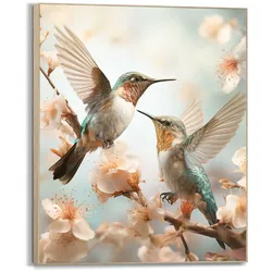 Bild SPRING BIRDS (BHT 50x40x3 cm) - bunt - BHT 50x40x3 cm