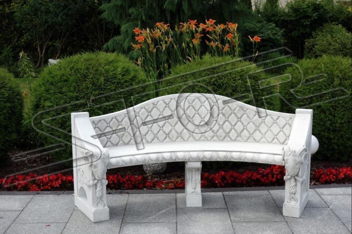 Bank Sitzbank Terrasse Garten Ruhige Ecke Beton Sitz Bank Möbel Römischer Stil