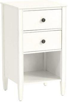 Sidney Small 2-Drawer Nightstand - Rubbed Soft White - Ballard Designs