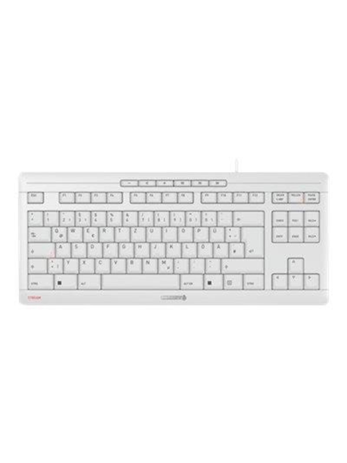 Cherry STREAM TKL - Tastatur - Deutsch - Grau