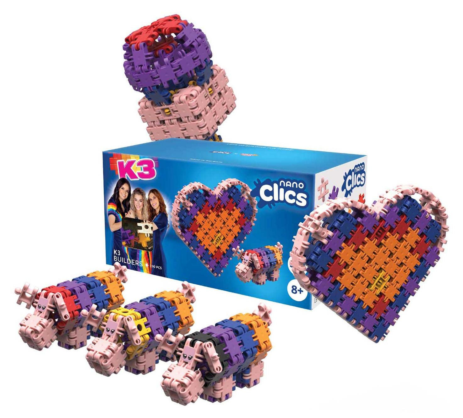 Clics Toys Clics Nano Bouwset met 190 onderdelen