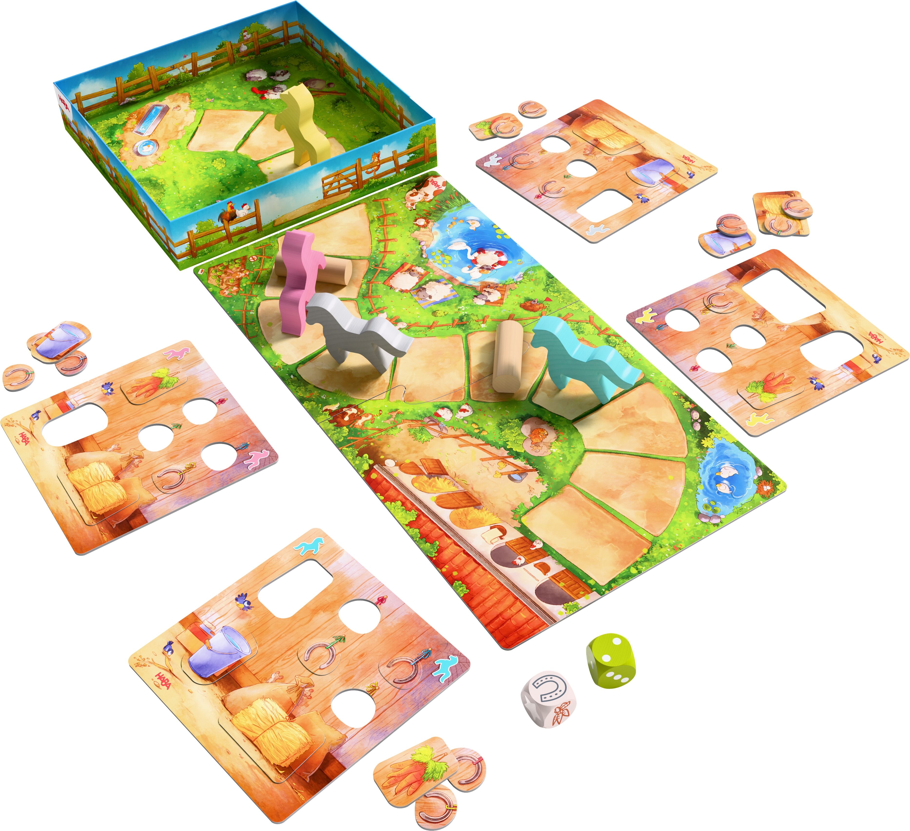 Spiel HABA "Hoppe Reiter", bunt, Spiele, Kinder, Spiel