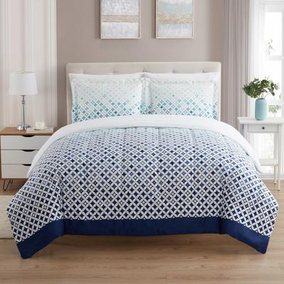 Sweet Home Collection 7 Piece Tulsa Printed Bed In a Bag Comforter & Sheet Sets