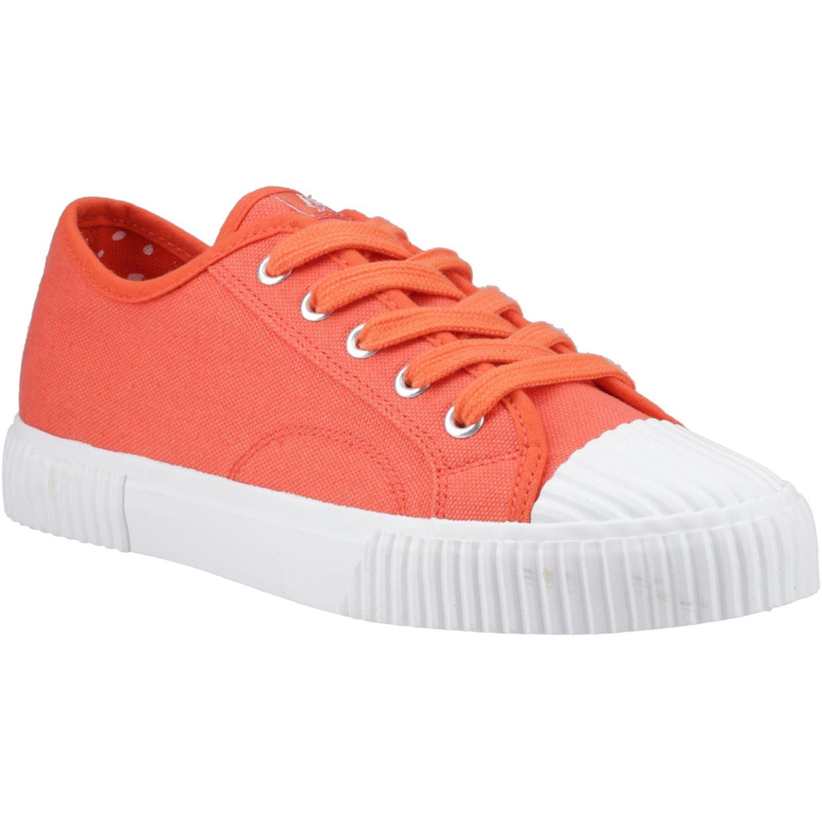 Hush Puppies Freya Canvas Textil Damen Orange Sneaker