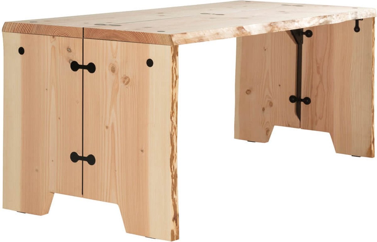 Weltevree Forestry Eettafel voor 8 personen, B/D/H: 255 x 80 x 75 cm