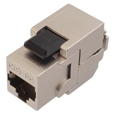 Solarix selbstschneidender Keystone CAT5E STP / RJ45-Stecker / geschirmt (Keystone Modul) (SXKJ-5E-STP-BK-SA)