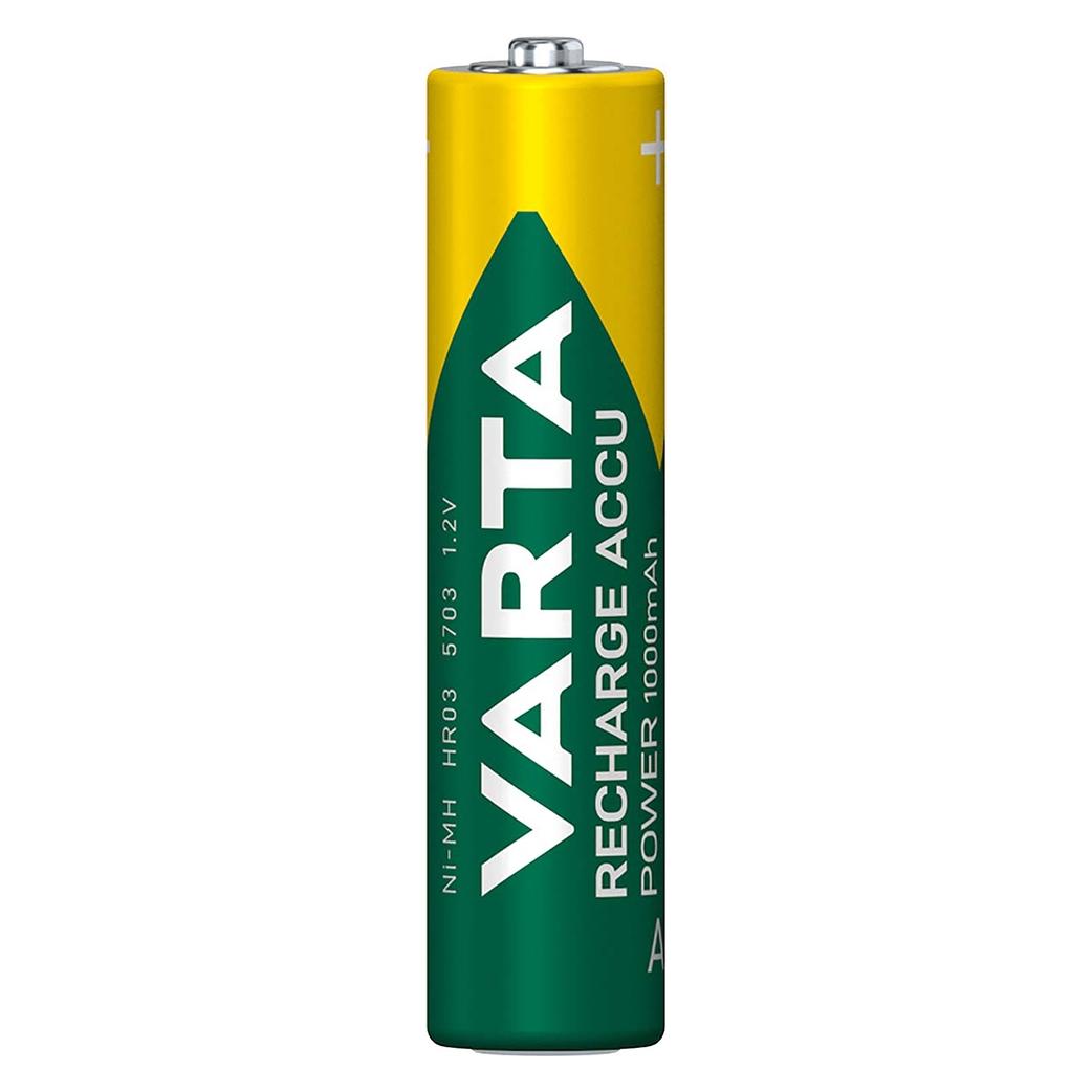 Varta Recharge Accu Power (4 Stk., AAA, 1000 mAh) (05703301404)