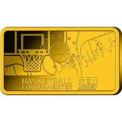 Goldbarren-Satz Basketball-Europameister Deutschland