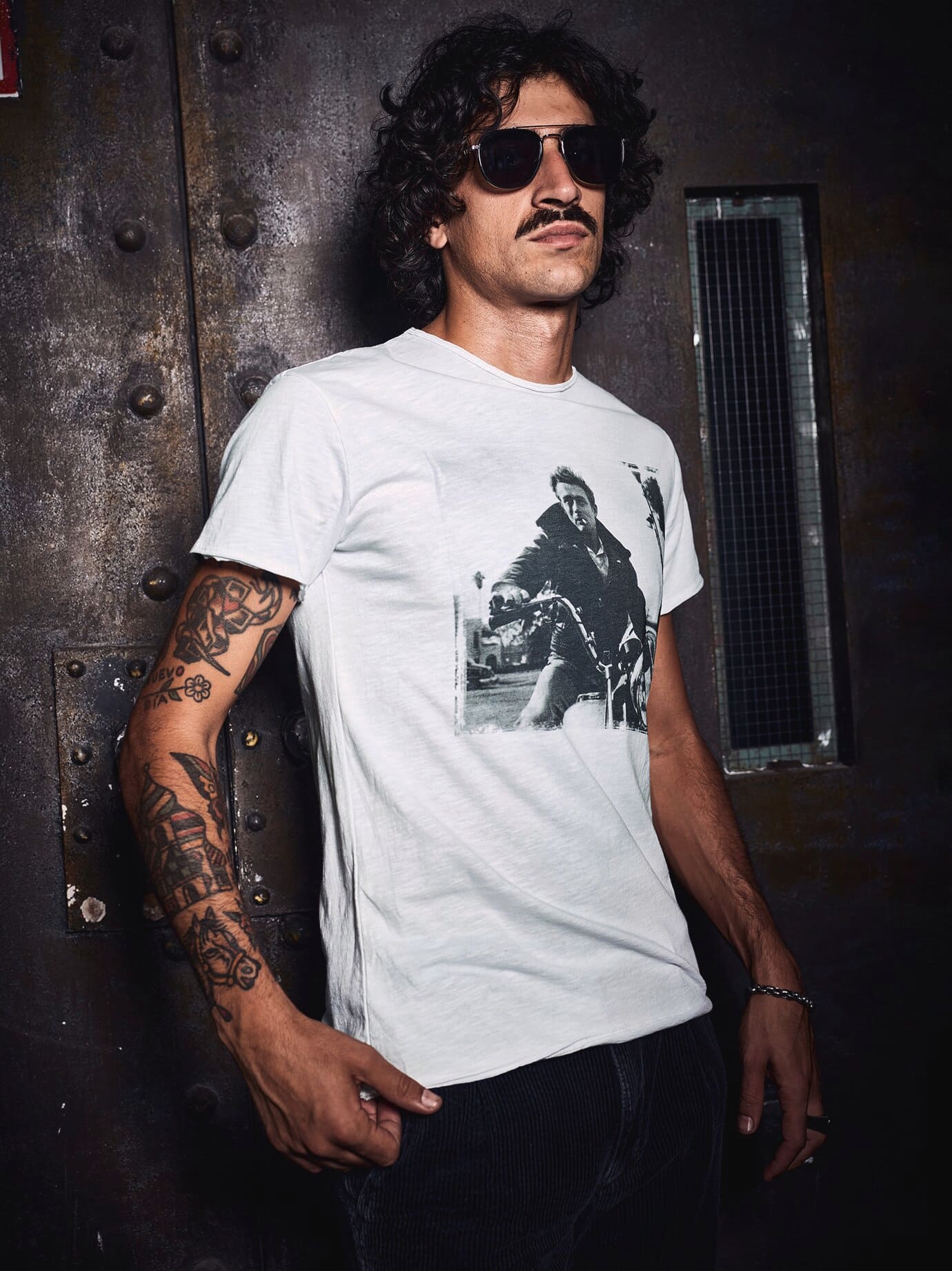 1921 T-Shirts T-Shirt James Dean Weiß 3XL
