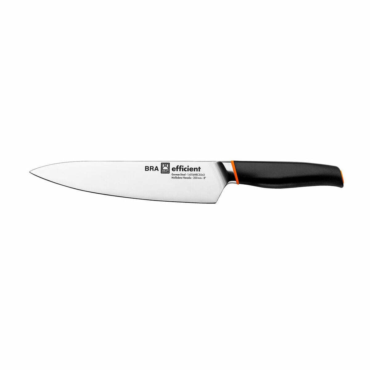BRA Efficient A198006 Chefmes van roestvrij staal, 20 cm