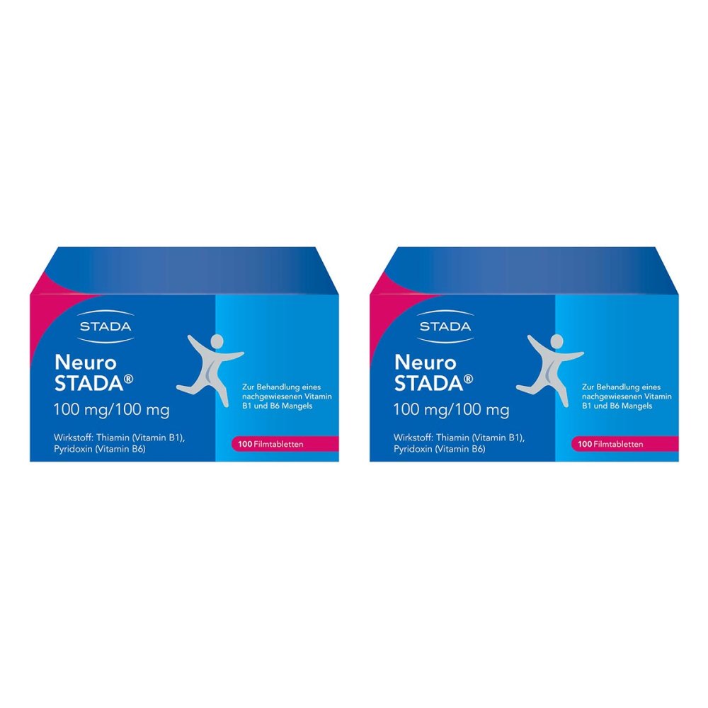 STADA Consumer Health Deutschland GmbH Neuro STADA Vitamin B1/ Vitamin B6 100mg/100mg Filmtabletten 08103182