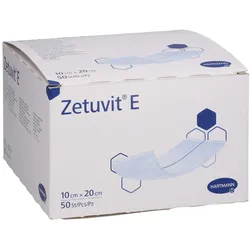 Zetuvit E Saugkompressen unsteril 10x20 50 St