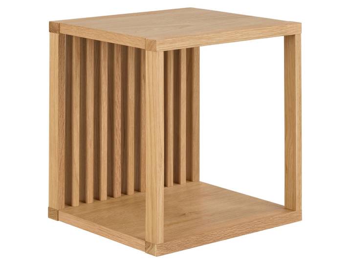 Mid.you Wandregal, Eichefarben, Holzwerkstoff, furniert,furniert, 1 Fächer, 34x35.5x31 cm, Wohnzimmer, Regal, Wandregal