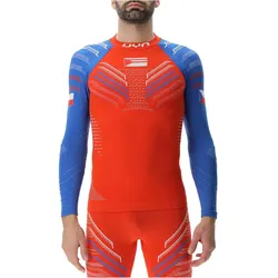 UYN Natyon 3.0 Tschechien langarm Ski-Funktionsshirt T123 - czech republic S/M