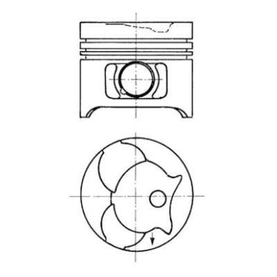 KOLBENSCHMIDT Kolben 91372620