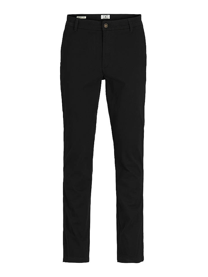 Jack & Jones Chino "Bolton" in Schwarz - W32/L32