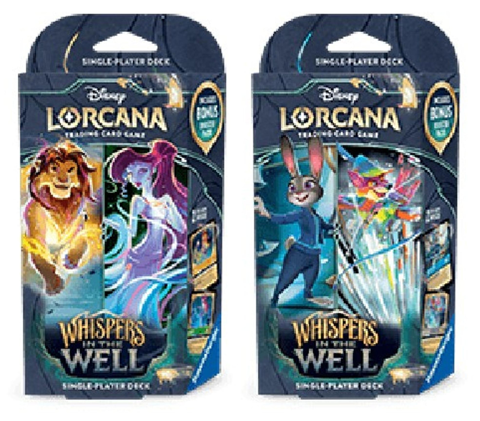 Ravensburger Lorcana Whispers in the Well: 2 Starter Deck Set