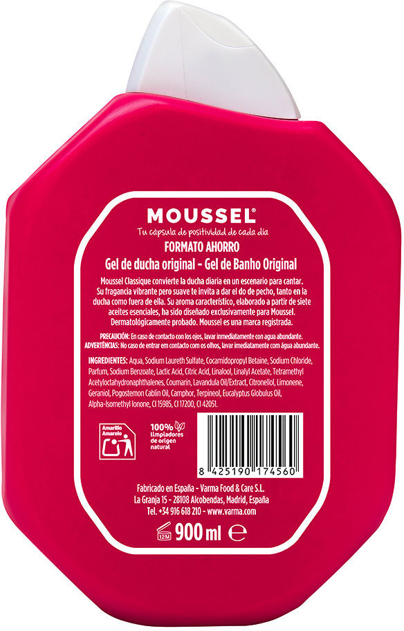 Moussel Classique gel de ducha original 900 ml
