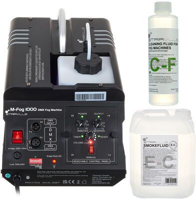 Stairville M-Fog 1000 DMX Fog Mach Bundle