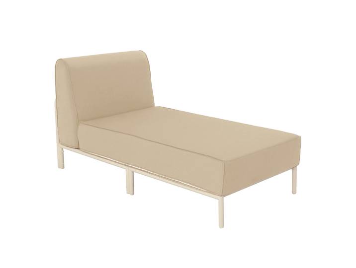Oviala - Méridienne pour salon de jardin modulable