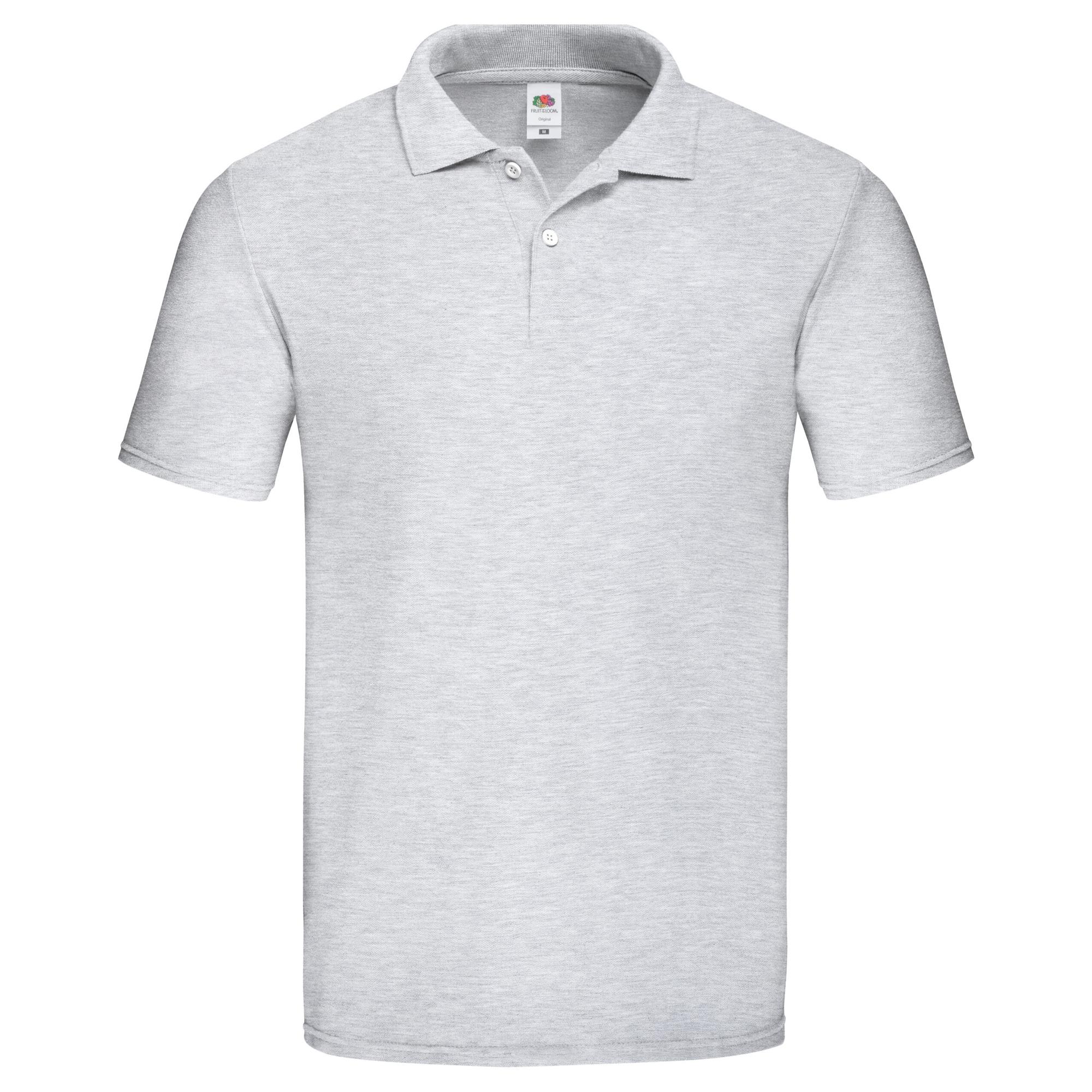 Fruit of the Loom Unisex adult original heather poloshirt