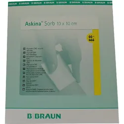 Askina Sorb Ster.alginat-Cmc-Wundauflage 10x10cm 10 ST