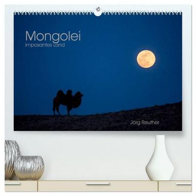 Mongolei - imposantes Land (hochwertiger Premium Wandkalender 2027 DIN A2 quer), Kunstdruck in Hochglanz