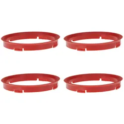 WamSter® 4 Zentrierringe 73,0mm - 66,45mm FZ-System dunkelrot