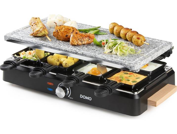 DOMO DO9262G - Raclette-grill 1400W steen + hout
