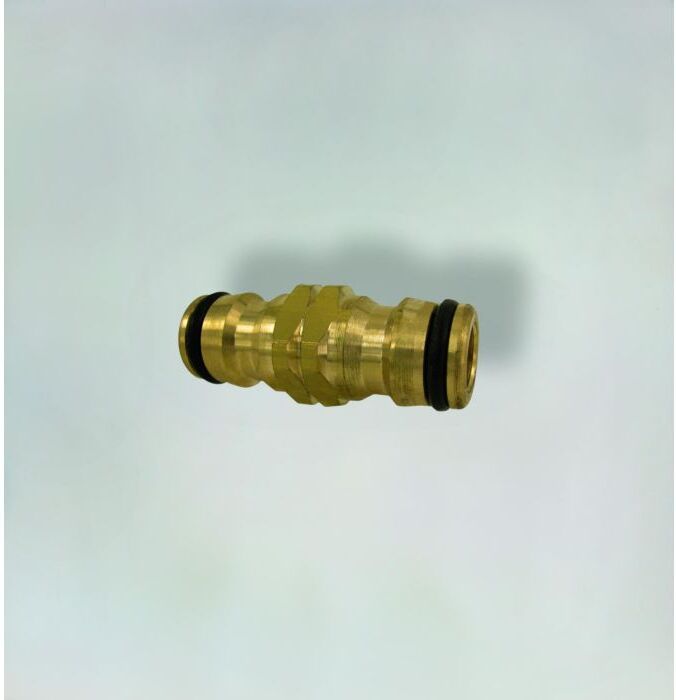 Fukana Doppelstecker Schlauchverbinder 33051 messing, für Gardena Schlauchkupplungen