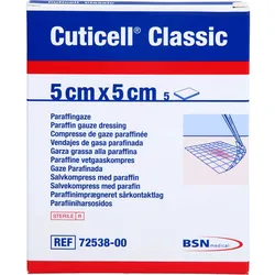 Cuticell Classic Wundgaze 5x5 cm 5 ST