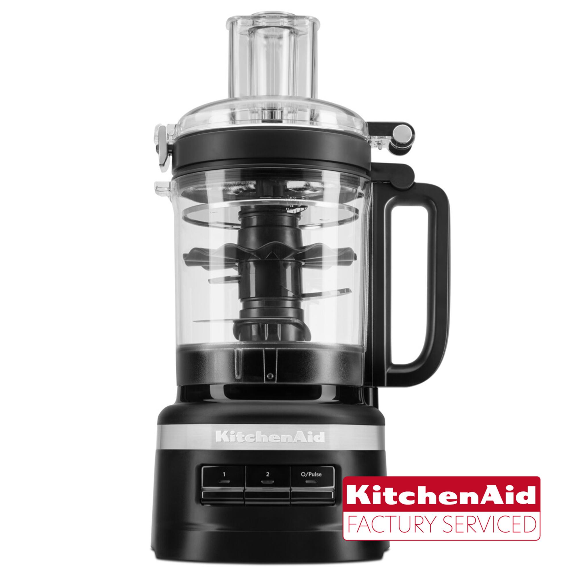 KitchenAid 5KFP0921EBM Food-Processor 2,1L 3Stufen MATT SCHWARZ Factury Serviced