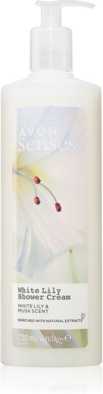 Avon Senses White Lily & Musk invigorating body wash 720 ml