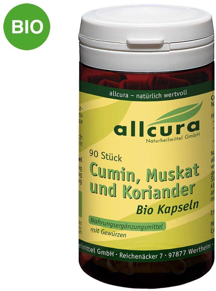 Cumin Muskat Und Koriander Bio Kapseln 90stk